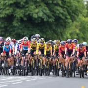 Superstars - The pack of cyclists taking part in the Women's Tour Picture: Steve Brading