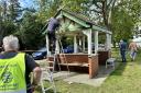Renovations - Manningtree Rotary Club start renovating 90-year-old shelter