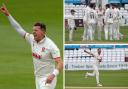 Doing well - Peter Siddle (left) took four for 36 in a masterful display Pictures: GAVIN ELLIS