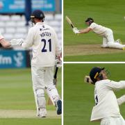 On top - Essex enjoyed a good day against Derbyshire   Pictures: GAVIN ELLIS