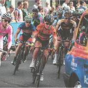 George Wood competing in the London Nocturne race last month