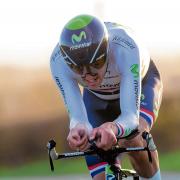 Alex Dowsett in his old time-trial champion's stripes