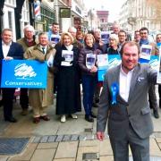 Unveiled - the launch of the Conservative manifesto yesterday