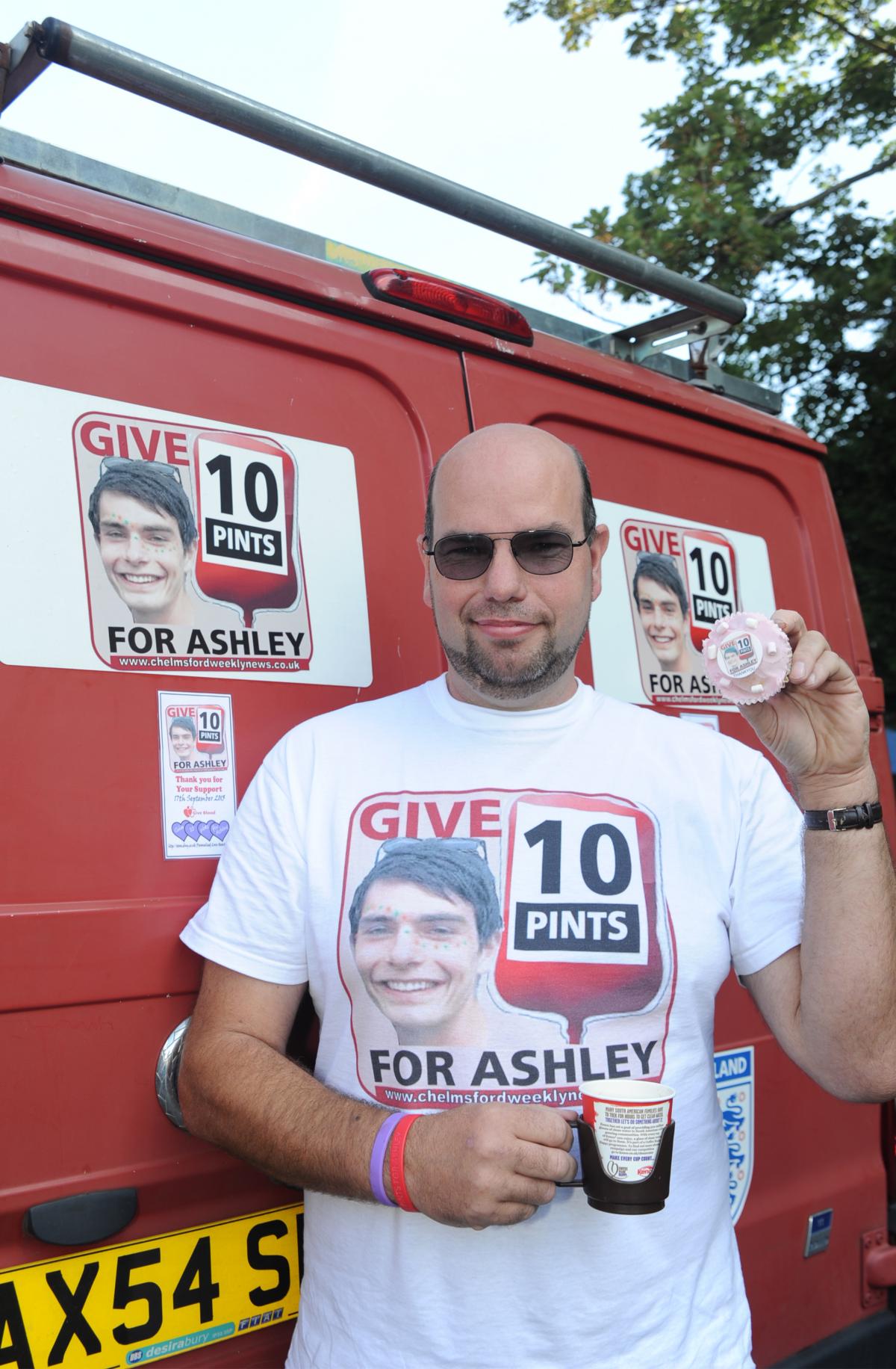 Give Ten Pints For Ashley Blood donation day