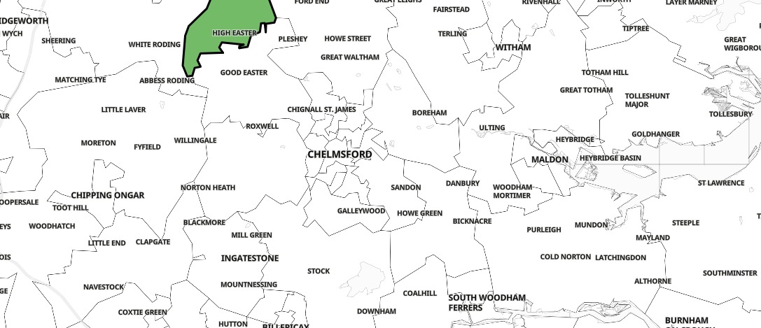 Coronavirus hotspots map shows all of Chelmsford is now almost Covid free
