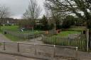 A play park in Springfield has been cordoned off by police officers