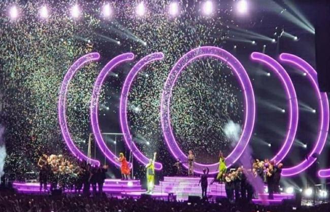 Essex’s Funky Voices Choir were joined by superstars Erasure at the London O2 arena