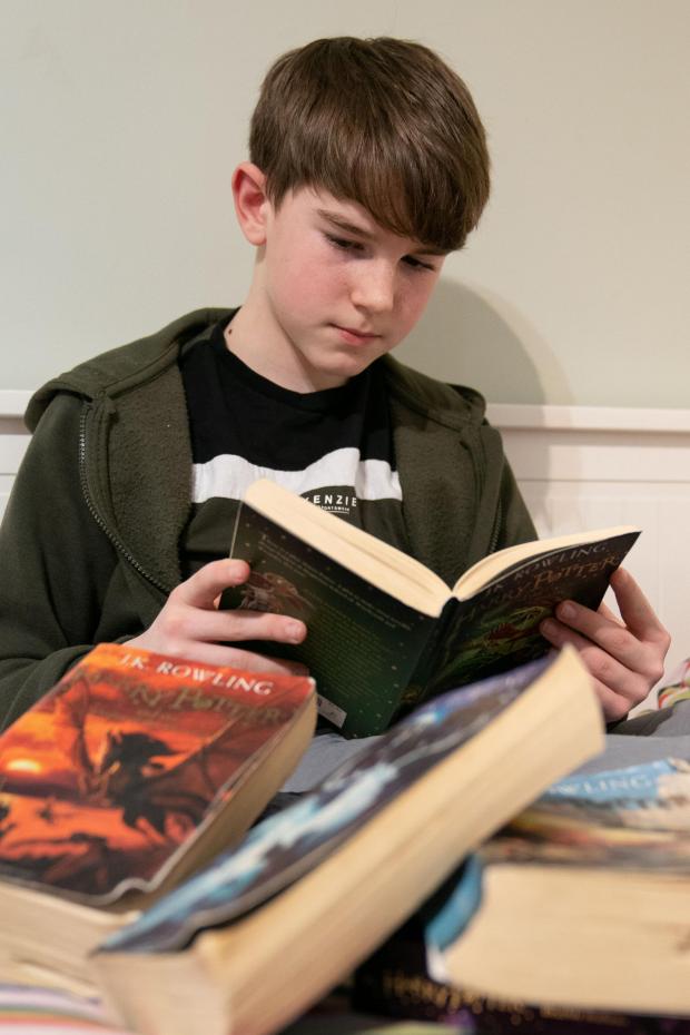 Chelmsford Weekly News: Eli started reading the Harry Potter books when he was six-years-old Picture:PA