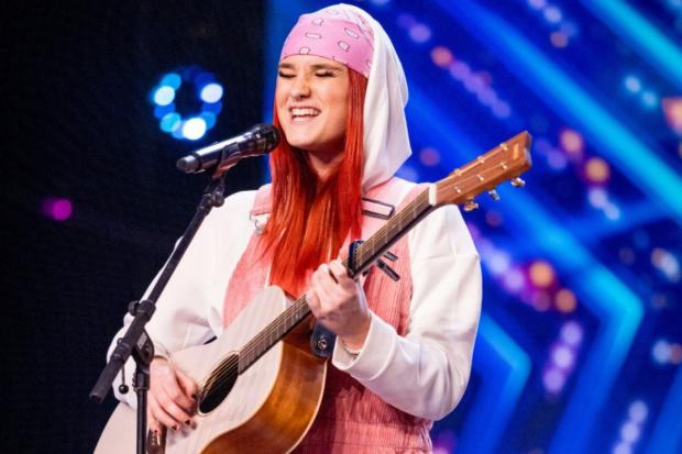 Honey Scott appearing on Britain’s Got Talent where she got full backing from the judges for her original song. Credit: ITV