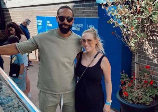 Chelmsford Weekly News: Football star Rio Ferdinand and his reality TV wife Katie. Picture: Sealife Adventure