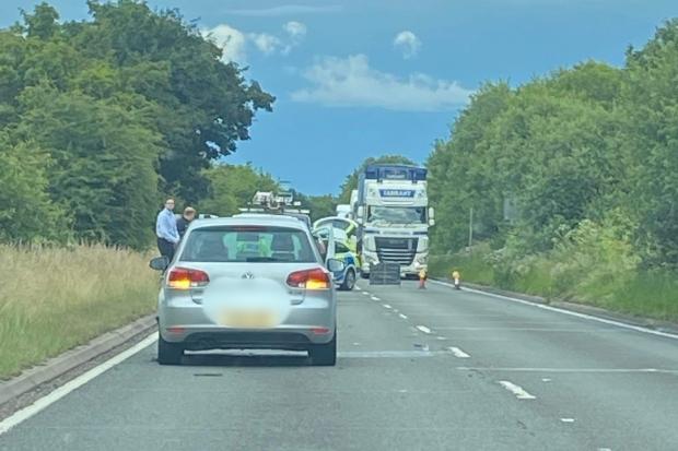 Collision - The crash occurred on the A120 at the Wix bypass
