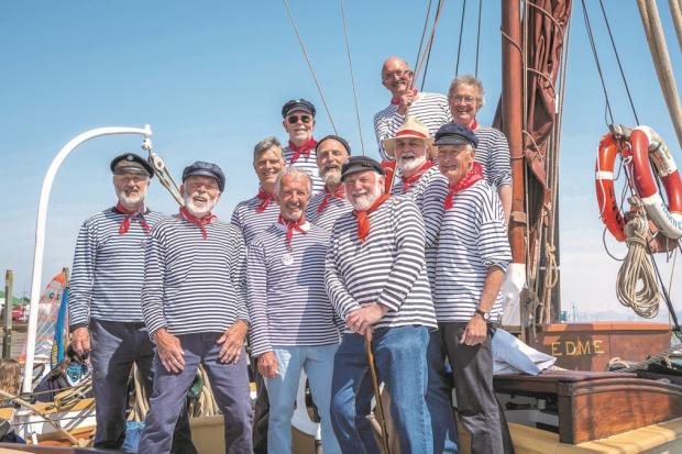 Brightlingsea singers, the Motley Crew will be performing to support the Brightlingsea and District RNLI
