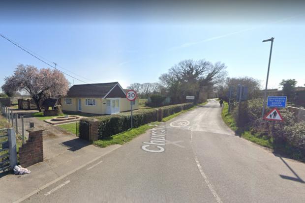 Chelmsford Weekly News: Damage - Caroline Brewer crashed in Church Road, Thorrington