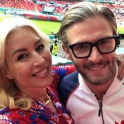 Denise Van Outen recently attended one of England's Euros matches at Wembley. Photo @vanouten_denise/ Instagram