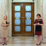 First Minister Arlene Foster and deputy First Minister Michelle O’Neill had to work together (PA)